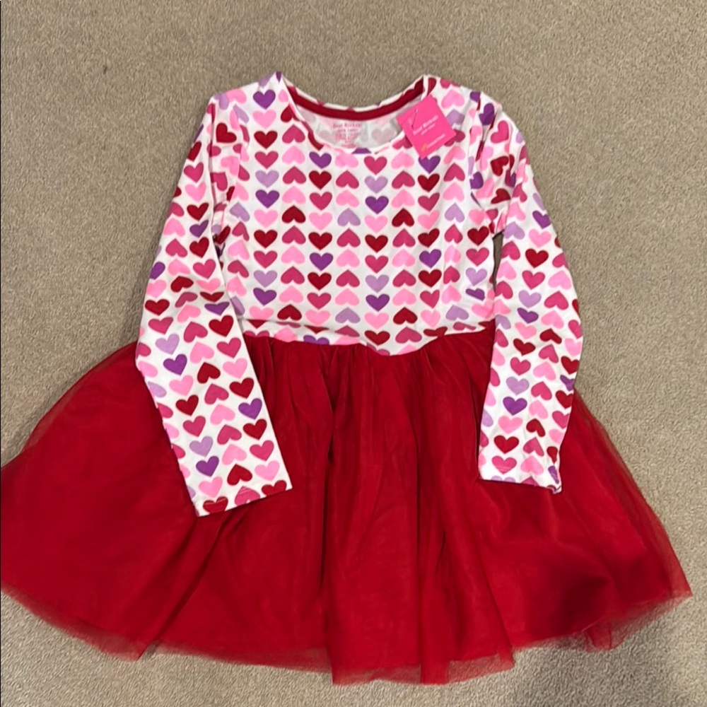 Isaac Mizrahi Pink and Purple Heart Dress